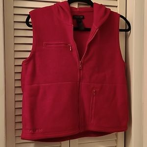 Ralph Lauren fleece hoodie vest